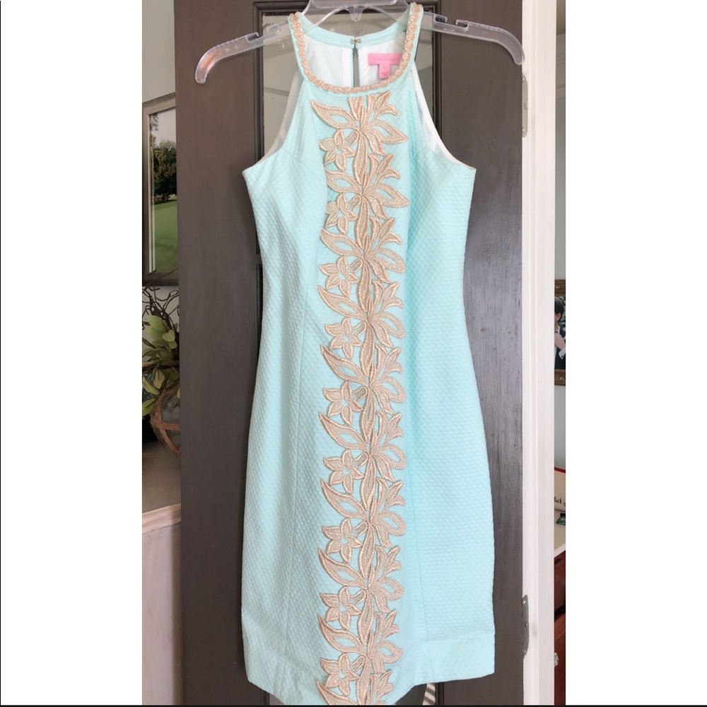 Lilly Pulitzer Pearl shift dress in mint